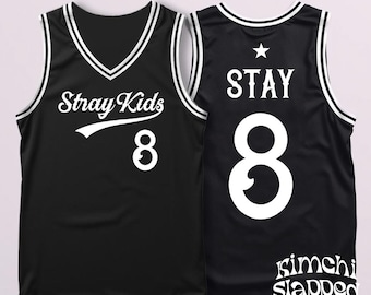 Camiseta de Stray Kids / Camiseta de baloncesto Kpop / Merchandising de SKZ / Conjunto de concierto para estancias / Camiseta K-pop personalizada / Ropa de calle unisex / Changbin