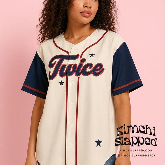 TWICE Kpop Jersey Shirt | ONCE 9 Baseball Style Top | Twice Kpop