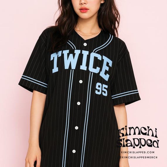 TWICE Kpop Jersey Shirt | ONCE 9 Baseball Style Top | Twice Kpop