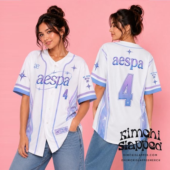 AESPA World Tour Jersey, Kpop Concert Fashion, Aespa Jersey, Kpop