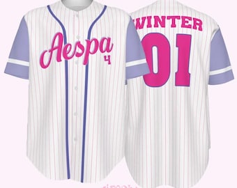 AESPA Jersey, Kpop Concert Fashion, Polyester Tour Shirt