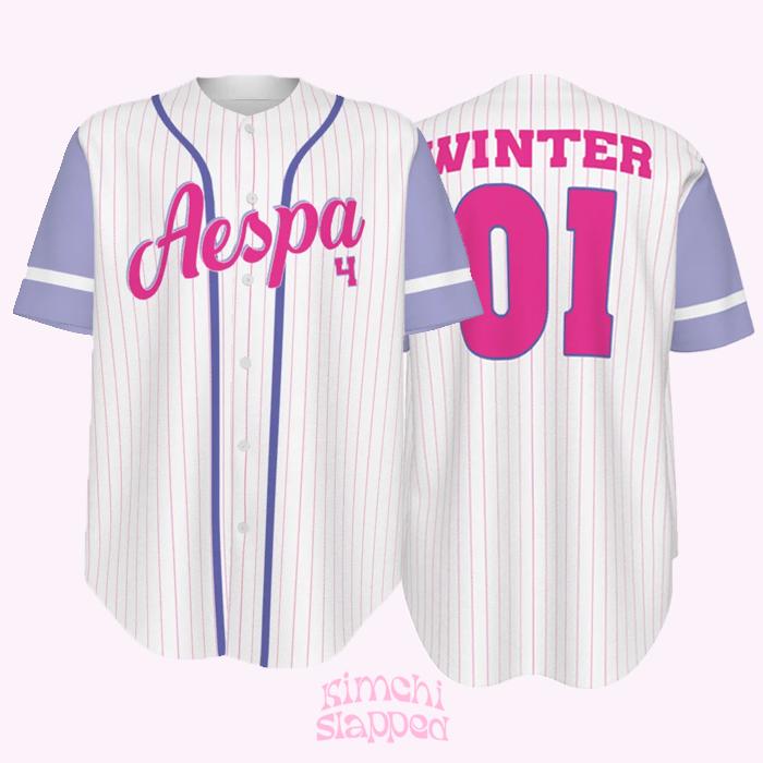 aespa BASEBALL UNIFORM ニンニンユニフォーム aespa BASEBALL UNIFORM ニンニンユニフォーム Aespa NY