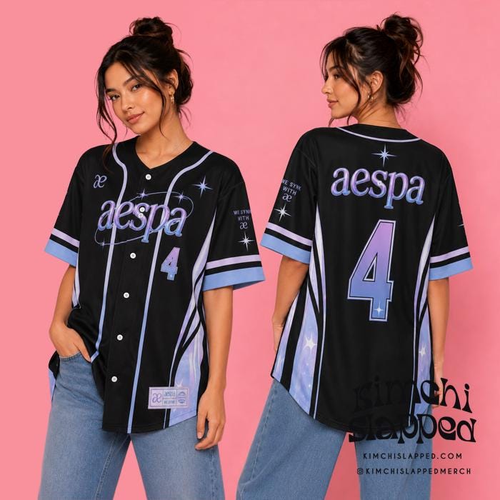 Aespa Baseball Jersey - Etsy