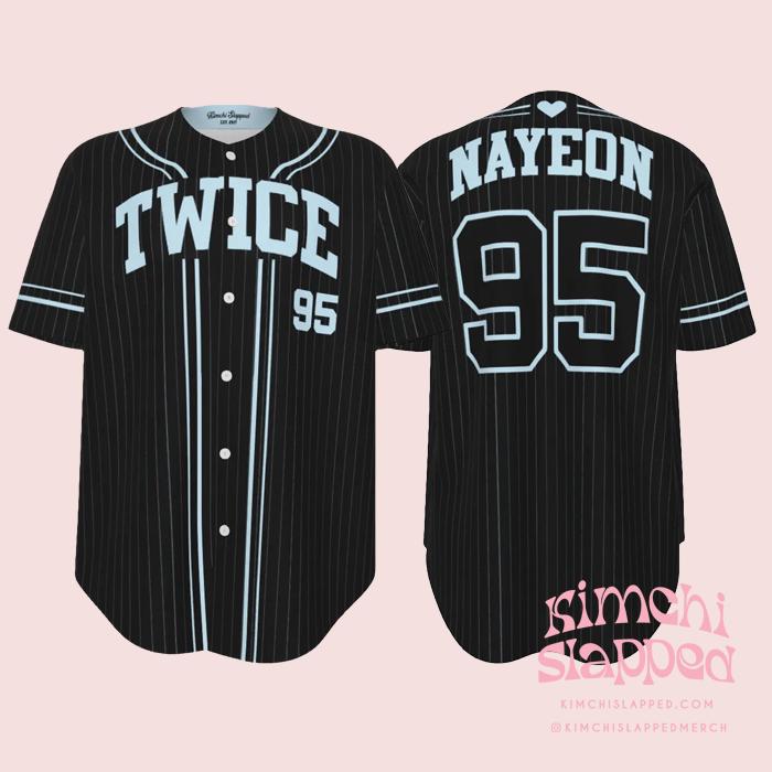 TWICE Kpop Jersey Shirt | ONCE 9 Baseball Style Top | Twice Kpop