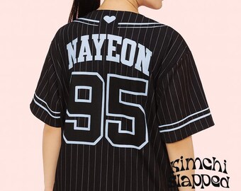 TWICE Kpop Jersey Shirt | ONCE 9 Baseball Style Top | Twice Kpop
