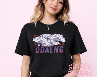 Ddaeng Kpop T-Shirt, Rap Line Shirt, Korean Clothing, Army Concert Look