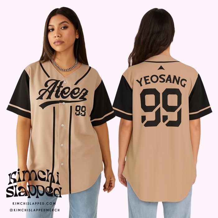 Ateez San Baseball Jersey - Etsy