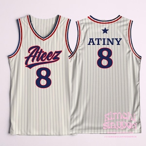 Ateez Shirt, Ateez Jersey, Kpop Shirt, Kpop Jersey, Ateez Kpop Jersey, Ateez, Basketball Kpop Jersey, Ateez Tour Shirt, Ateez Concert
