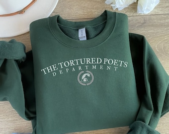 Sweat-shirt pour membre du département The Tortured Poets, chemise New Album Era, col rond TTPD, cadeau pour fan de l'ère