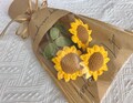 crochet sunflower, handmade crochet flowers, handmade sunflowers, home decoration, sunflower gift, birthday gift, single stem flower