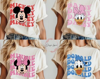 Disney Family Shirt, Disney Mickey and Friends Shirt, Matching Family Shirt, DWD Vacation Shirt, Disney Group Shirt, Disney Vacation Shirt