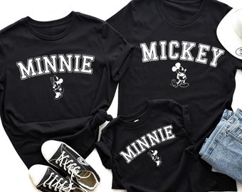 Mickey and Minnie Disney Family Shirts, Mickey and Minnie Character Shirts, Disney Vacation Shirts, Disney Family Shirts, Disneyworld Shirts