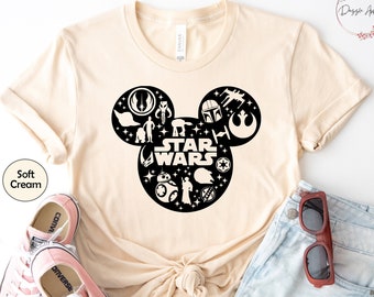 Star Wars Shirt, Star Wars Mickey Ear Shirt, Star Wars Disney Shirt, Disneyland Shirt, Galaxy's Edge Shirt, Star Wars Gifts, Disney Trip Tee