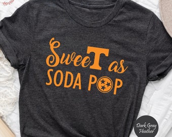 Sweet As Soda Pop Shirt, Tennessee Vols, Tennessee Football Tee, Rocky Shirt, Football Shirt, TN Vols Volunteers