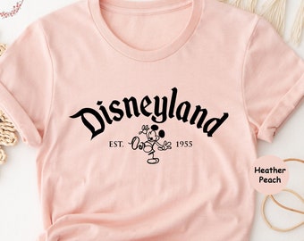 Disneyland Est 1955 Shirt, Disneyland Family Shirts, Disney Trip Shirt, Retro Disney Shirt, Disneyland Tshirt, Disney Vacation Shirt