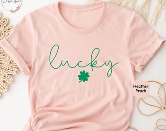 Lucky Shirt, Women's St Patricks Day Shirt, St Pattys Day Shirt, Shamrock Shirt,St Pattys Day Outfit,Funny Irish Shirt,St Patrick's Day Gift
