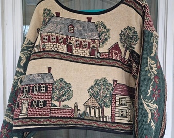 Crewneck - House Pattern, Size L/XL