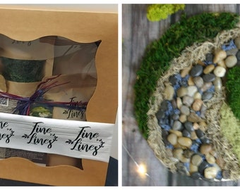 River Runs Through Moss Art Virtual Workshop and Take Home Kit