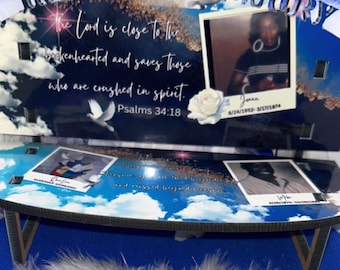Custom Mini Memorial Bench