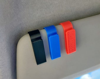 2x Sonnenbrillenhalter Fürs Auto - Praktischer Visor-Clip Für Dein Fahrzeug