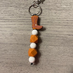Cowboy boot Keychain