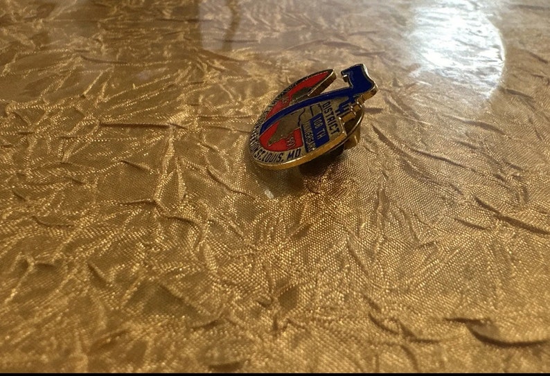 Vintage IBEW Lapel Pin 7th District 100th Anniversary 1891 1991 Union