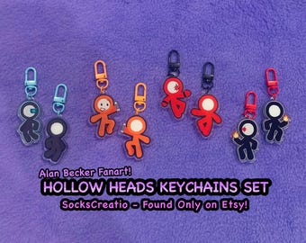 Alan Becker Hollow Head Sticks [ Acrylic Keychains ] - AVA/AVM/Animator Vs Animation Fanmerch