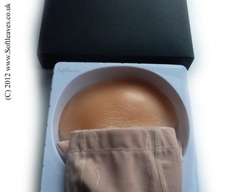 Softleaves  B200 Silicone Buttocks Enhancers with Round Shaped Pads, Padded panties, silicone  hip and butt shaper pants