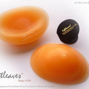 Softleaves Shape X100 シリコン 胸部エンハンサー ブラジャーインサート 胸の拡大 シリコンインサート 胸のカップサイズを大きくし、胸の谷間を引き締めます