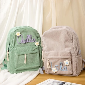 Sac à dos personnalisé avec nom pour enfant, cartable, cartable pour enfant, cartable pour tout-petit, sac à dos pour enfant, cadeau enfant, cadeau d'anniversaire pour fille, retour à l'école