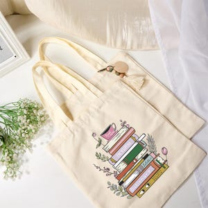 Custom Book Tote Bag Bookish Personalized Tote Bagbookish T Idea 