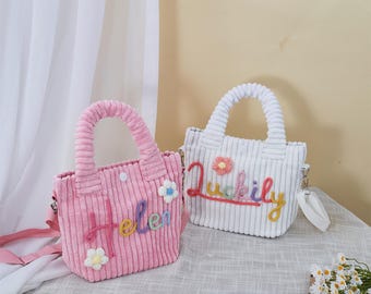 Personalized Name Handbag, Baby Shower Gifts, Children's Handbags,