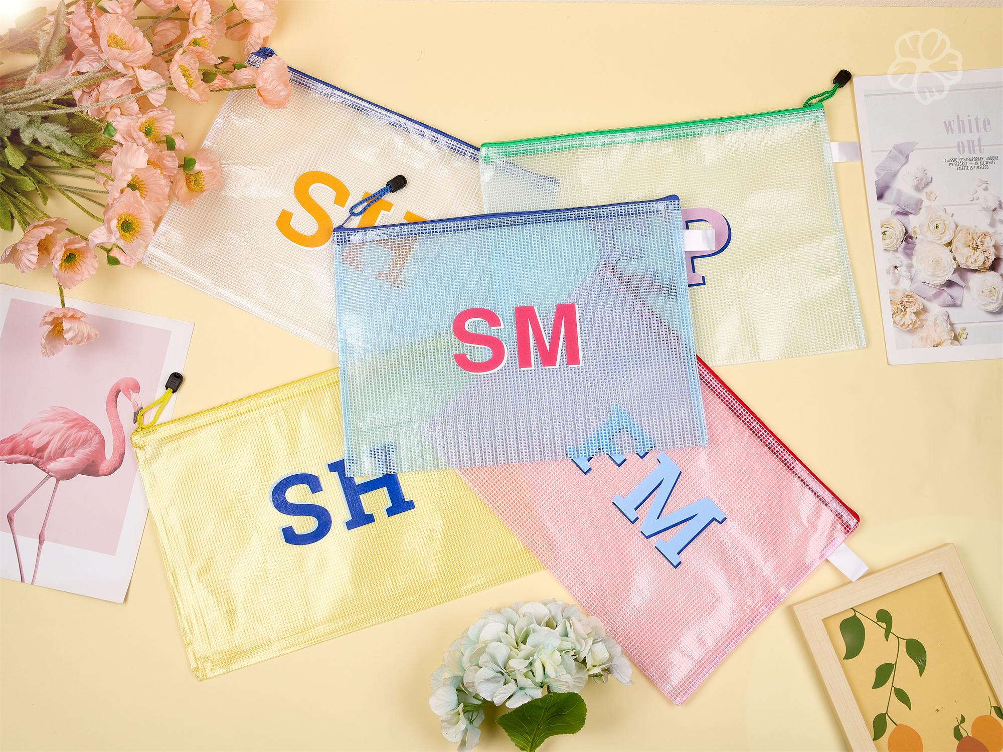 Shadow Monogram Pool Bag,Personalized Bridesmaid Beach Pouch,Custom Bachelorette Sunscreen Bag,Bridesmaid Gift Bag,Sunscreen Storage Bag