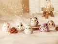 Felted Owl,Felted Animal Sculpture,Needle Felted Owl,Natural White,Felt Bird,Felt Owl Ornament,Custom Needle Felted Owl,Easter Gifts