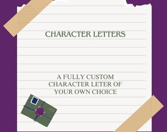Customizable Comfort Letter Commission (Digital Content)