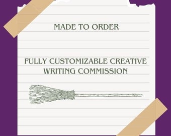Customizable Fanfiction Commission Up To 1000 Words (Digital Content)