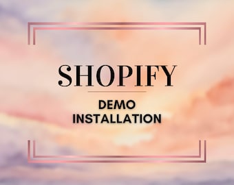 WebCraftStudio Shopify Theme DEMO Installation Service