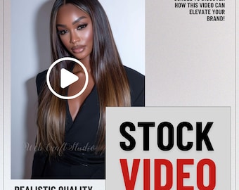 Hair Extensions Model Video, Social Media Content, Stock Hair Extension Video and Image, Stock Images for Hair Business, Stock Beauty Videos