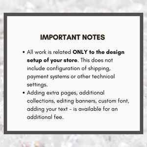 Shopify Full Site Setup For WebCraftStudio Themes only image 4