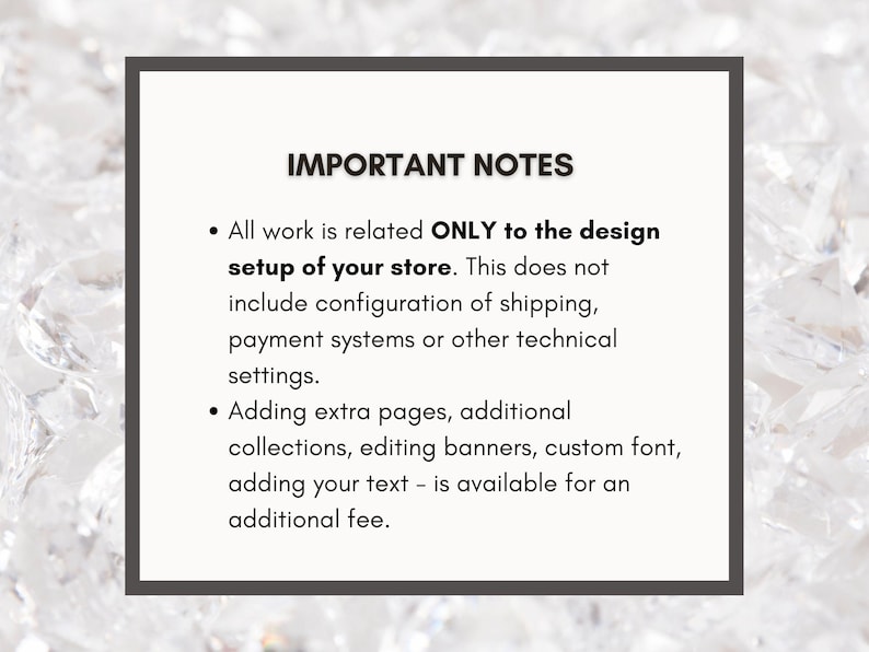 Shopify Full Site Setup For WebCraftStudio Themes only image 4