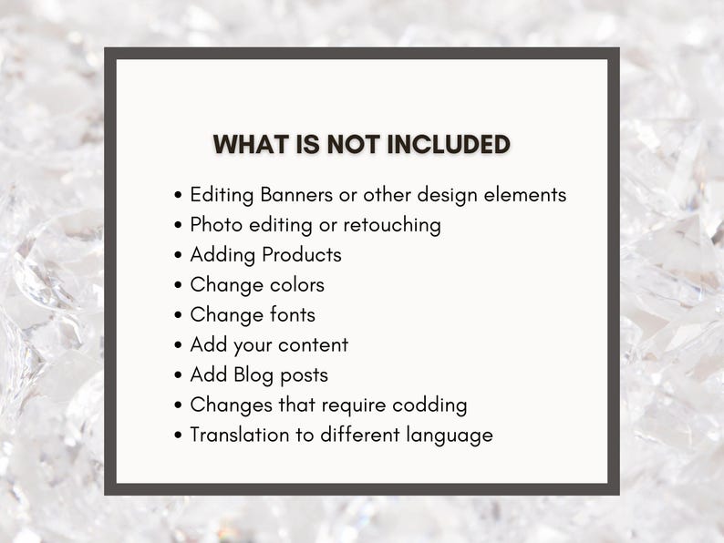 Shopify Full Site Setup For WebCraftStudio Themes only image 3