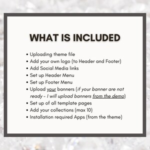 Shopify Full Site Setup For WebCraftStudio Themes only image 2