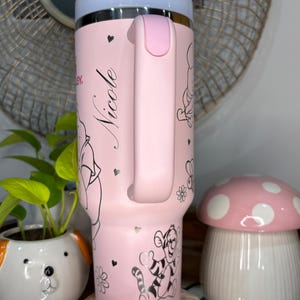 Custom Made Laser Engraved/Etched Winnie the Pooh 40oz Personalized Tumbler image 4