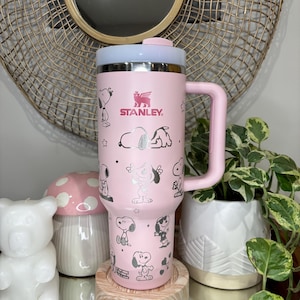 Custom Made Laser Engraved/etched Peanuts Snoopy 40oz Tumbler With