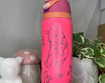 Winnie the Pooh Owala 32oz Tumbler. Custom Engraved With Optional Name Engraving