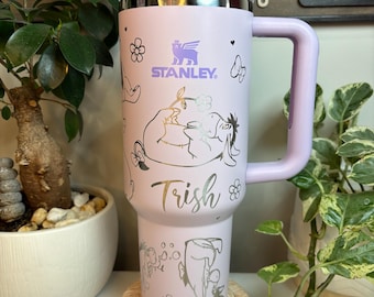 Custom Made Laser Engraved/Etched Eeyore 40oz Personalized Tumbler with FREE OPTIONAL name engraving.