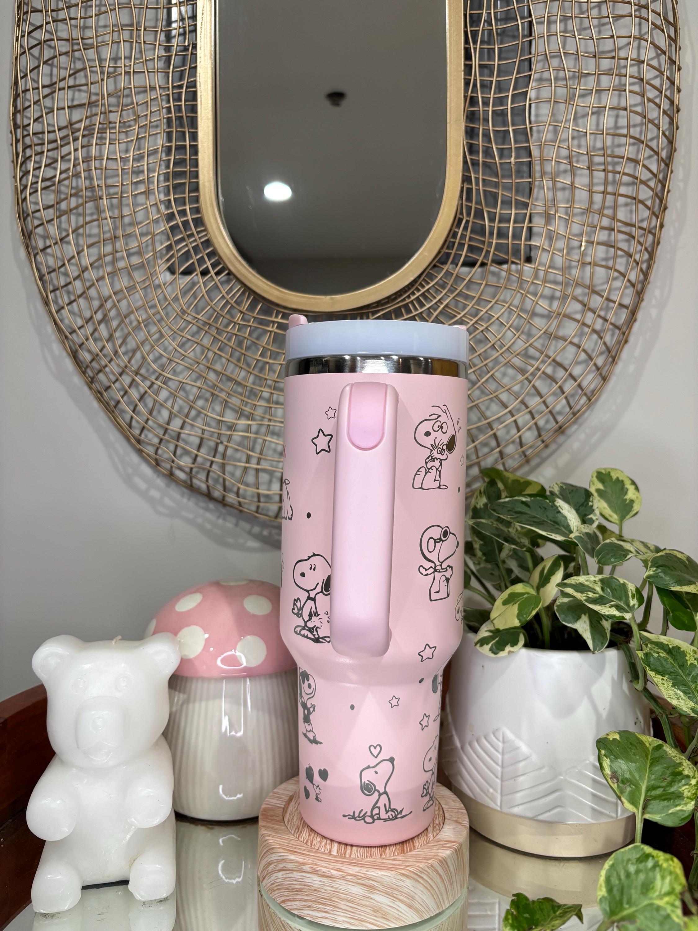 Custom Made Laser Engraved/etched Peanuts Snoopy 40oz Tumbler With