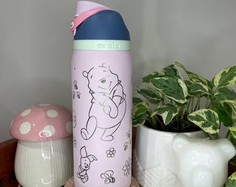 Winnie the Pooh Owala 32oz Tumbler. Custom Engraved With Optional Name Engraving
