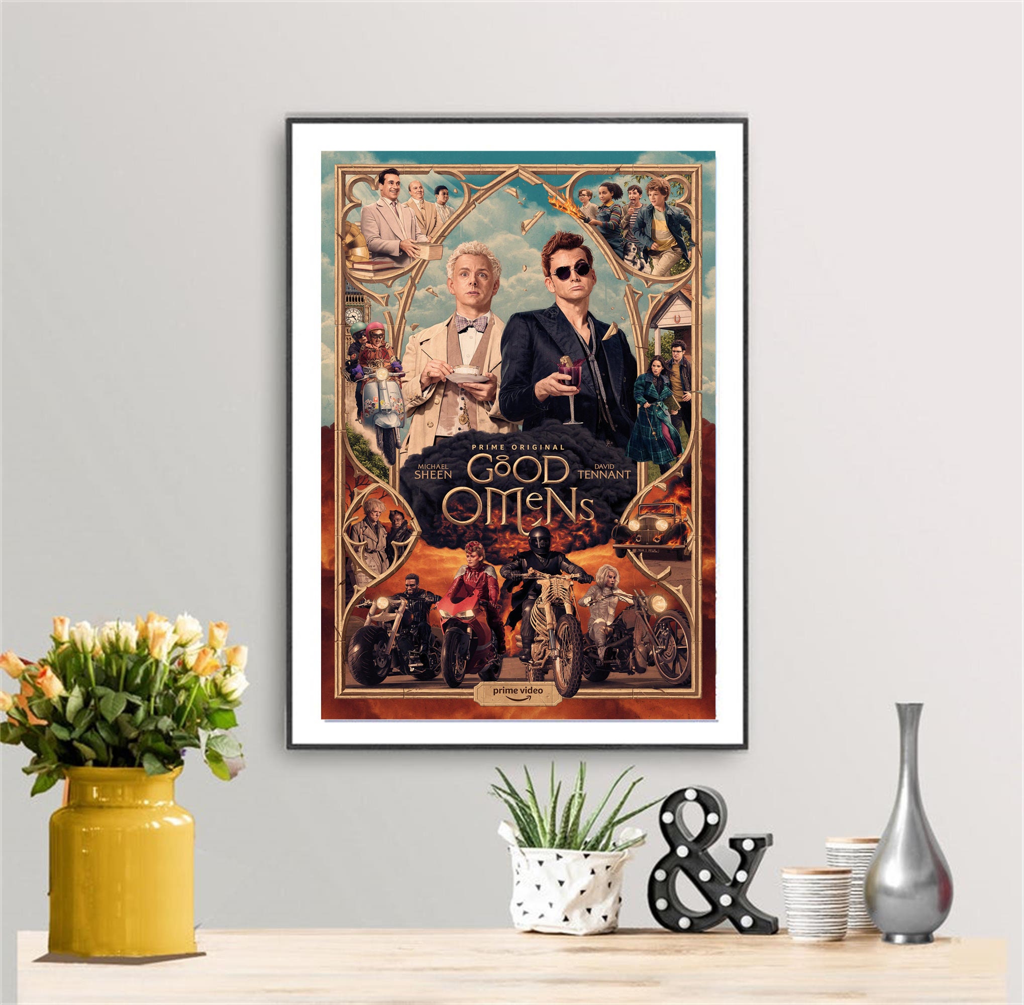 Good Omens: Aziraphale and Crowley Poster 8.5 X 11 Art Print Fanart Work, Good  Omens Season 2 -  Canada
