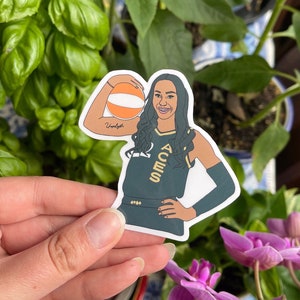 Adesivo da basket Aja Wilson Las Vegas assi wnba